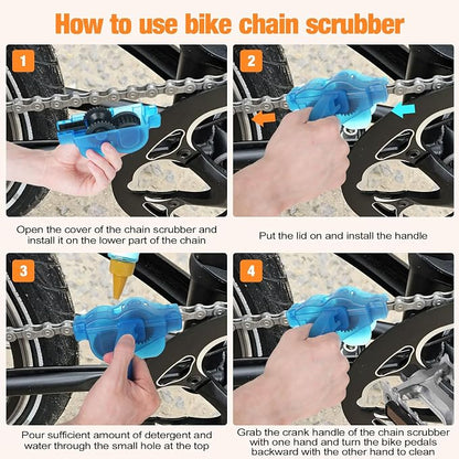 Bike Cleaning Kit including chain cleaner, chain brush, maintenance tool - Image 5