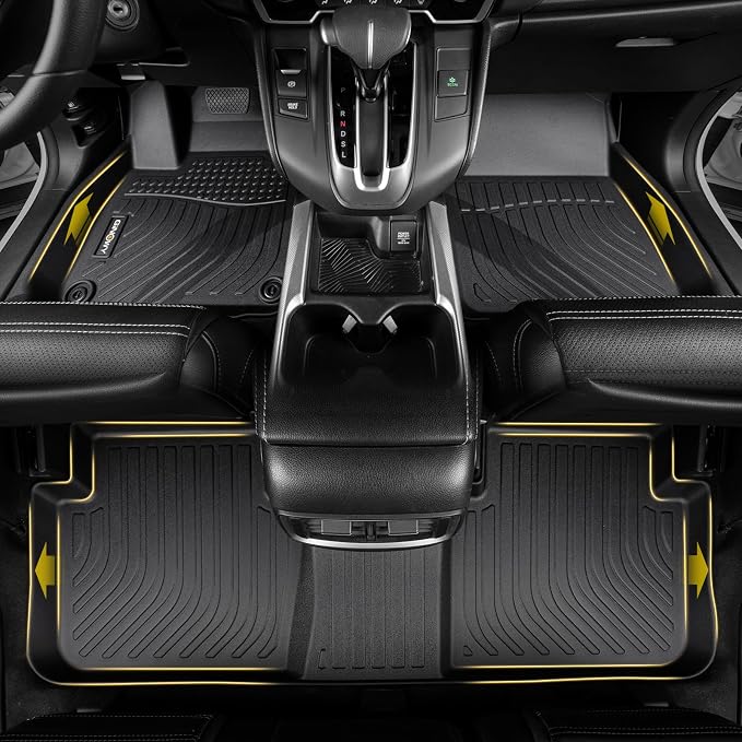 GINOWY-Floor Mats for Acura TLX 2021-2024 2025 All Weather Car Floor Mats TLX - Image 7