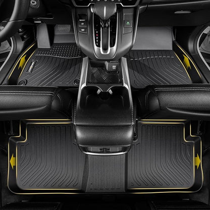 GINOWY-Floor Mats for Toyota Sequoia 2023 2024 2025, TPE All Weather Sequoia - Image 8