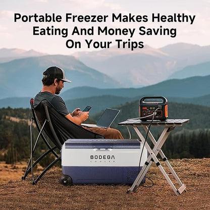 BODEGACOOLER 12 Volt Car Refrigerator, 38 Quart Portable Freezer Fridge - Image 4