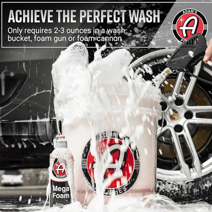 Adam’s Mega Foam Car Wash Soap – pH Neutral, Ultra Concentrated - Image 6