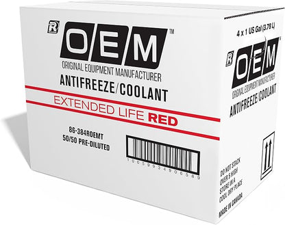 OEM Recochem Asian Vehicles Premium Antifreeze 50/50 Extended Life Coolant RED - Image 3