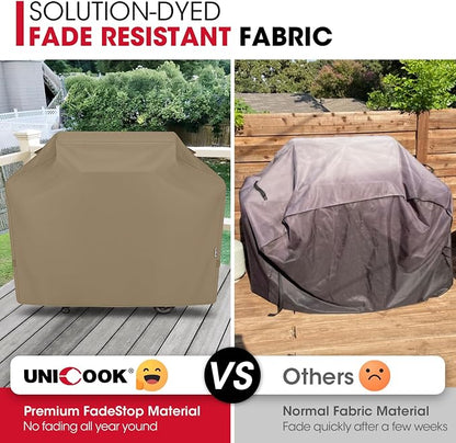 Unicook 55 Inch Grill Cover for Outdoor Grill, Heavy Duty Waterproof Gas BBQ - Image 5
