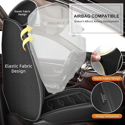 Seat Covers Fit for Honda Ridgeline 2006-2024 2025: Crew Cab 5 Seats Car Seat - Image 4
