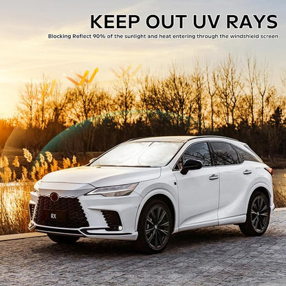 INSAUTO for RX 2025 Windshield Sun Shade Sunshade Custom-fit for Lexus RX SUV - Image 3