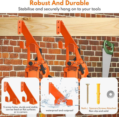 Chainsaw Hanger, Perfect Wall Mount Solution - Image 5