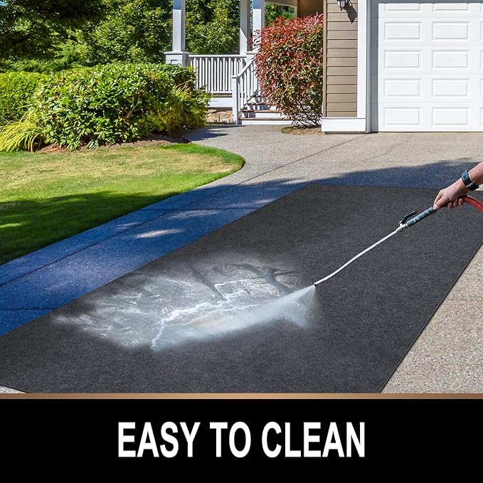 Oil Spill Mat, 7.4 x 20 Ft, Premium Absorbent Oil Pad. Contains Liquids - Image 6