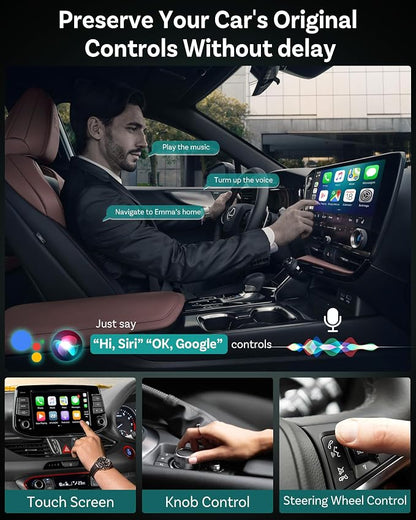 OTTOCAST Mini 2025 Wireless Carplay Adapter & Android Auto Wireless Adapter - Image 6