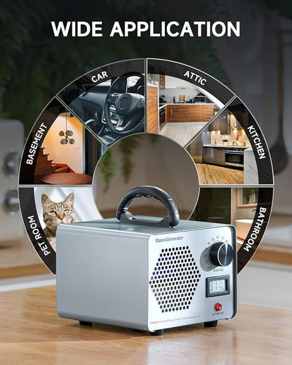 CREWORKS Ozone Odor Machine, Commercial Ozone Generator Air Purifier - Image 8