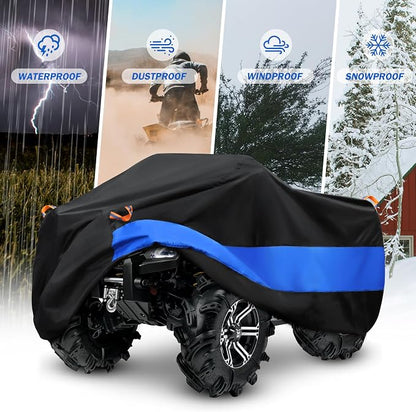MORNYRAY ATV Cover Waterproof Heavy Duty Universal Quad Cover Outdoor Storage - Image 5