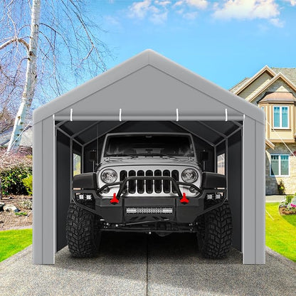 COBIZI Carport Canopy 12x20 Heavy Duty Portable Garage - Image 9