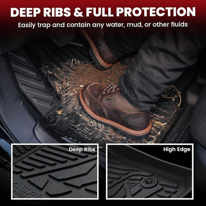 LASFIT Floor Mats for Toyota Tundra 2022-2025 Double Cab, Custom Fit All - Image 4