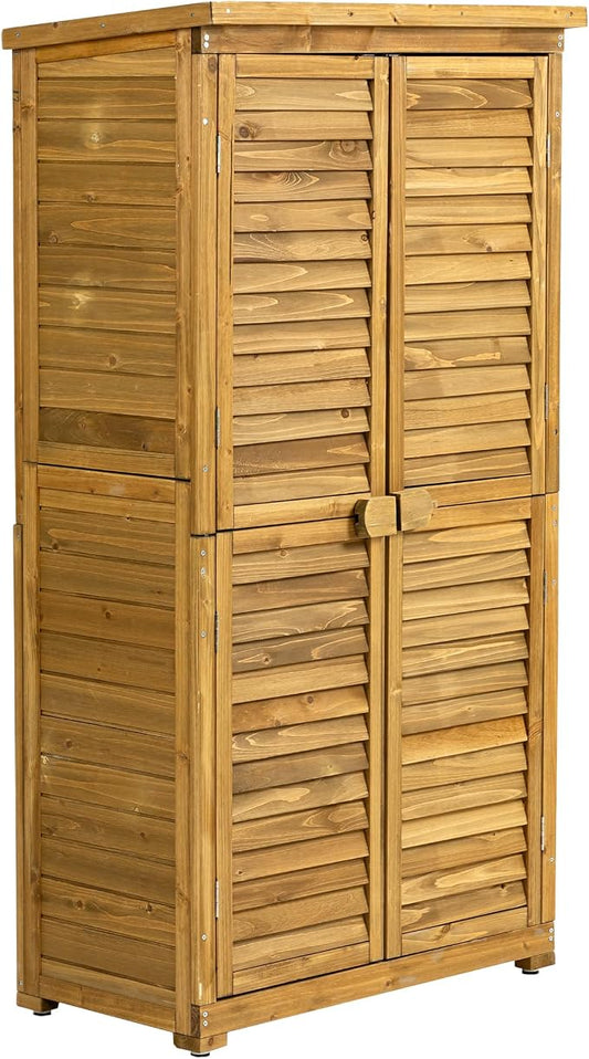 63 "H x 34.25 "L x 18.5 "W Vertical Garden Shed by Gejok