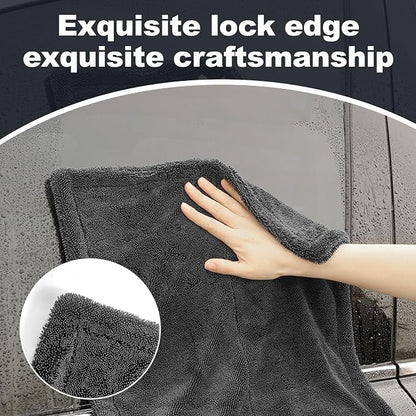 2-Pack Car Drying Towel, 1500 GSM Double Sided Microfiber Towels - Image 5
