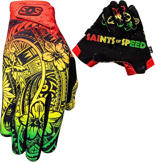 Saints of Speed Dirt Bike Gloves – Motocross, Mountain Bike, Motorcycle by SaintsofSpeed