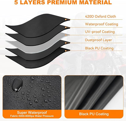 420D Waterproof Motorcycle Cover - Image 2
