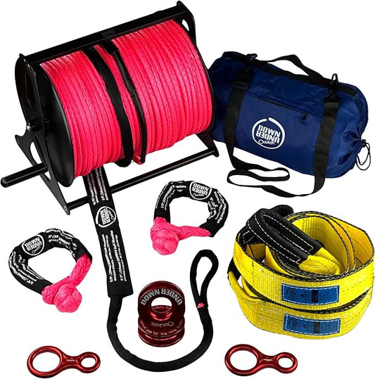 DOWN UNDER OUTDOORS Heavy Duty Game/Log/4x4 Recovery Kit, Deer Drag, 550 ft of by DOWNUNDEROUTDOORS