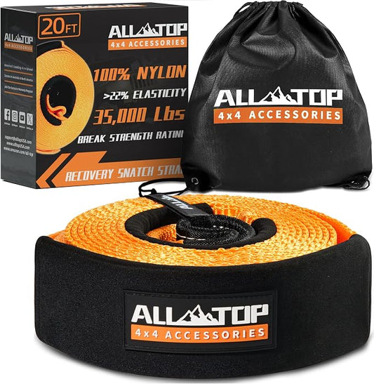 ALL-TOP Recovery Snatch Strap, 3in x 20ft by ALL-TOP4X4
