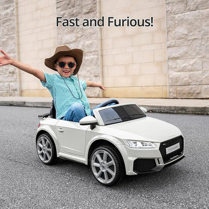 Electric Ride on Car for Kids, Licensed Audi 12V 7Ah Kids Ride-on Toy for - Image 2
