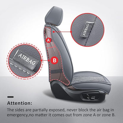 MIROZO 2PCS Ram Seat Cover, Front Seat Covers - Image 2