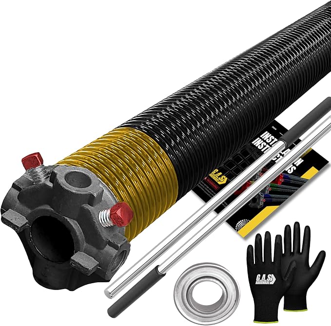 Garage Door Torsion Spring 250x1.75x35 Includes 1” Steel Bearing, and Winding by GASHardware