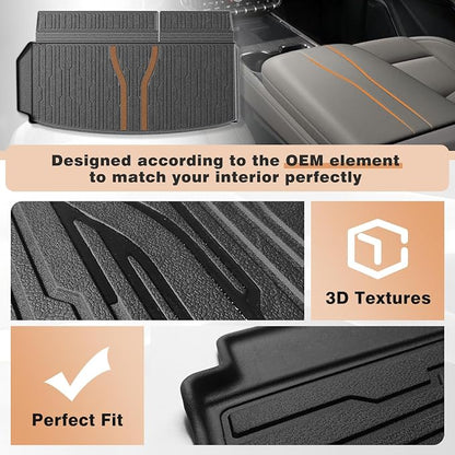 TripleAliners Trunk Floor Mat All Weather Liner Compatible - Image 5