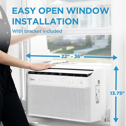 Midea MAW12V1QWT U-Shaped AC Window Air Conditioner - Image 6