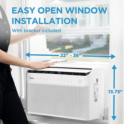Midea MAW08V1QWT U-Shaped AC Window Air Conditioner - Image 6