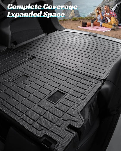Floor Mats Full Set for Nissan Rogue 2021-2025 Accessories, All Weather Floor - Image 3
