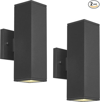 Ken & Ricky Outdoor Wall Lights, Modern Exterior Lighting Fixtures, Aluminum by KenRicky