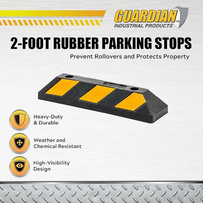 Guardian Heavy Duty Rubber Parking Curb - Image 3