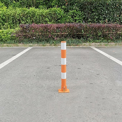 Steel Safety Bollard Post, Traffic Safety Bollard, Lockable Parking Pole - Image 7