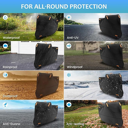 Waterproof Motorbike Cover Outdoor, Motorcycle Scooter Moped Rain Dust - Image 6