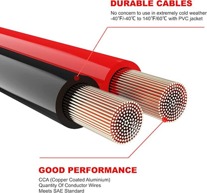 Jumper Cables 4 Gauge 25 Feet Battery Jumper Cables - Image 4