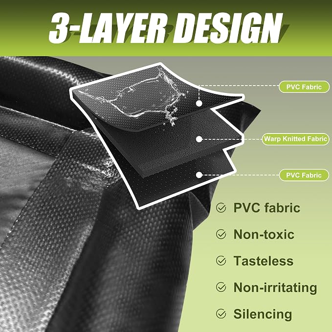 Garage Floor mat for SUV/Truck Containment Garage Car Mat for Snow Mud Rain - Image 6