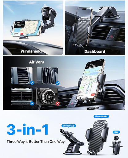 andobil Car Phone Holder, 2025 Military-Grade 85lbs Strongest Suction Phone - Image 6