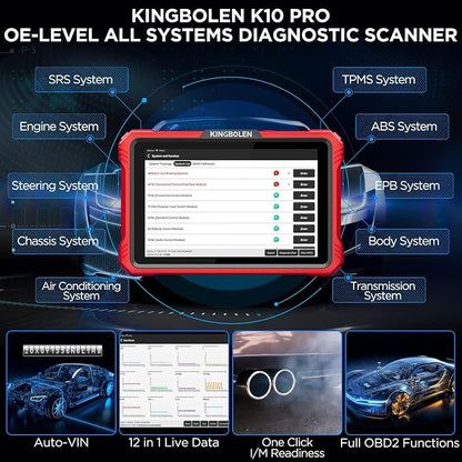 KINGBOLEN K10 Pro Bidirectional Test Diagnostic Scan Tool Bluetooth OBD2 - Image 6