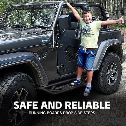 for Jeep JL Running Boards Drop Side Steps Compatible - Image 3