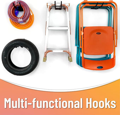 HUHOLE Garage Hooks, Ladder Hangers - Image 2