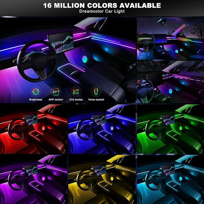Dreamcolor Acrylic Interior Car LED Strip Light - Image 4