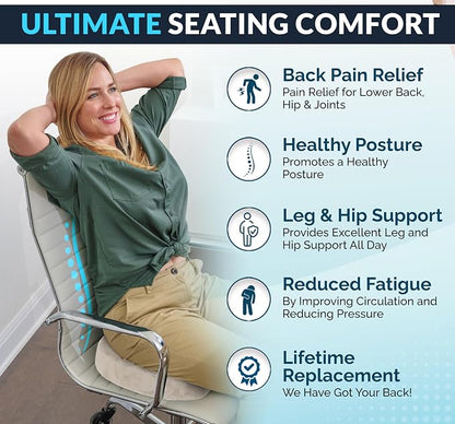 ComfiLife Premium Gel & Memory Foam Seat Cushion – Doctor Recommended Office - Image 3