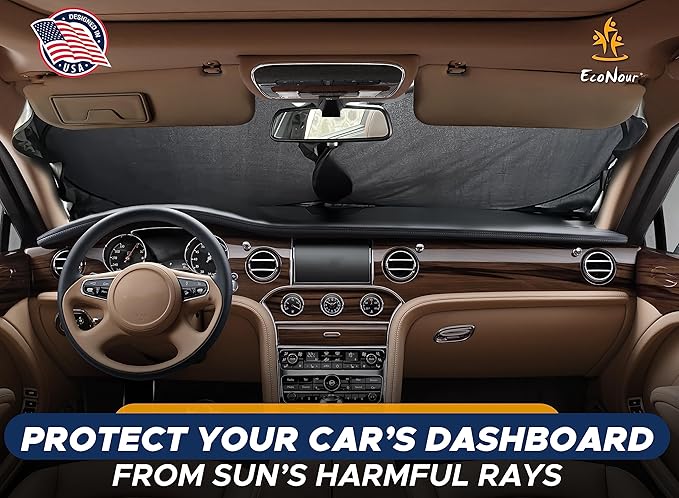 EcoNour Windshield Sun Shade| 300T Sun Shade - Image 2