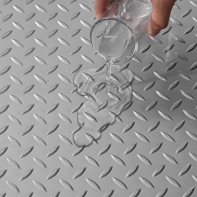 VEVOR Garage Floor Mat, 25.5 x 3.6 FT PVC Garage Flooring Roll, 2.5mm Thickness - Image 9