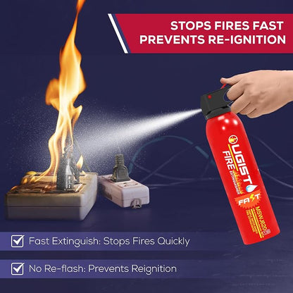 Fire Extinguisher for Vehicle & Home 620ml 2 Count, Car Fire Extinquishers - Image 4