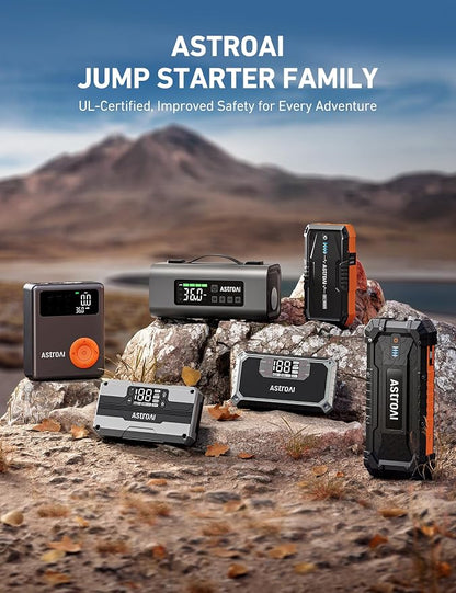 AstroAI T8 Car Jump Starter, 2500A 8-in-1 Jump Box - Image 7