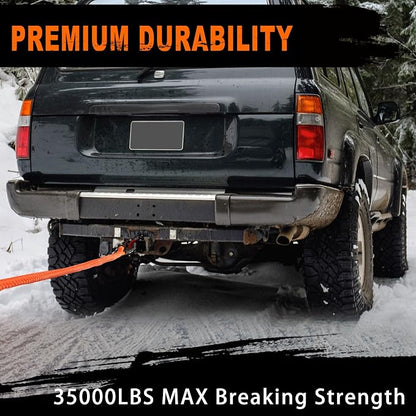 METOWARE Kinetic Recovery Rope 35, 000 LBS Offroad Tow Kit - Image 6