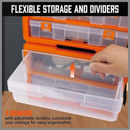 HORUSDY 38-Drawer Durable Screw Organizer, Small Parts Organizer - Image 6