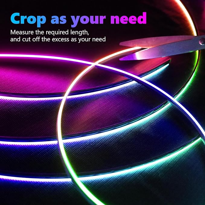 Dreamcolor Acrylic Interior Car Lights, AMKI Car LED Strip Light - Image 7