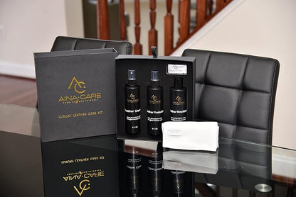 Complete Leather Care Kit Cleaner, Conditioner & Protection Restores & - Image 4