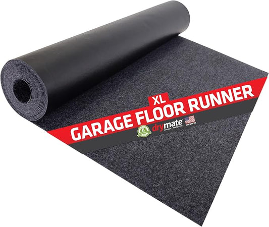 Drymate Garage Floor Runner Mat, Protects Surfaces, Waterproof, Slip-Resistant by Drymate